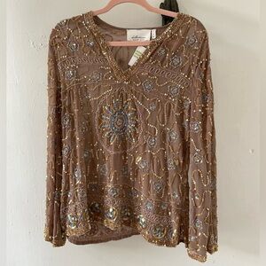 Labellum by Hillary Scott Sequin Blouse